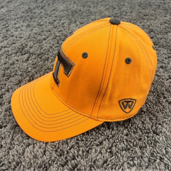 Tennessee Volunteers Top Of The World Orange Hat Cap One Fit OSFM Fitted Flex - Picture 2 of 6